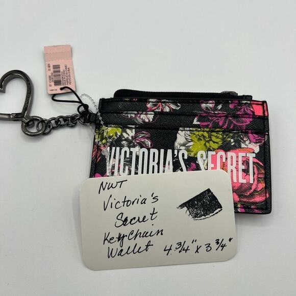 Victoria’s Secret BUNDLE OF 3 1 Wristlet plus 2 Key Chain Cardholders All NWT - Picture 11 of 13